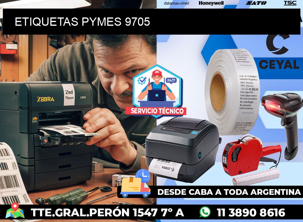 ETIQUETAS PYMES 9705
