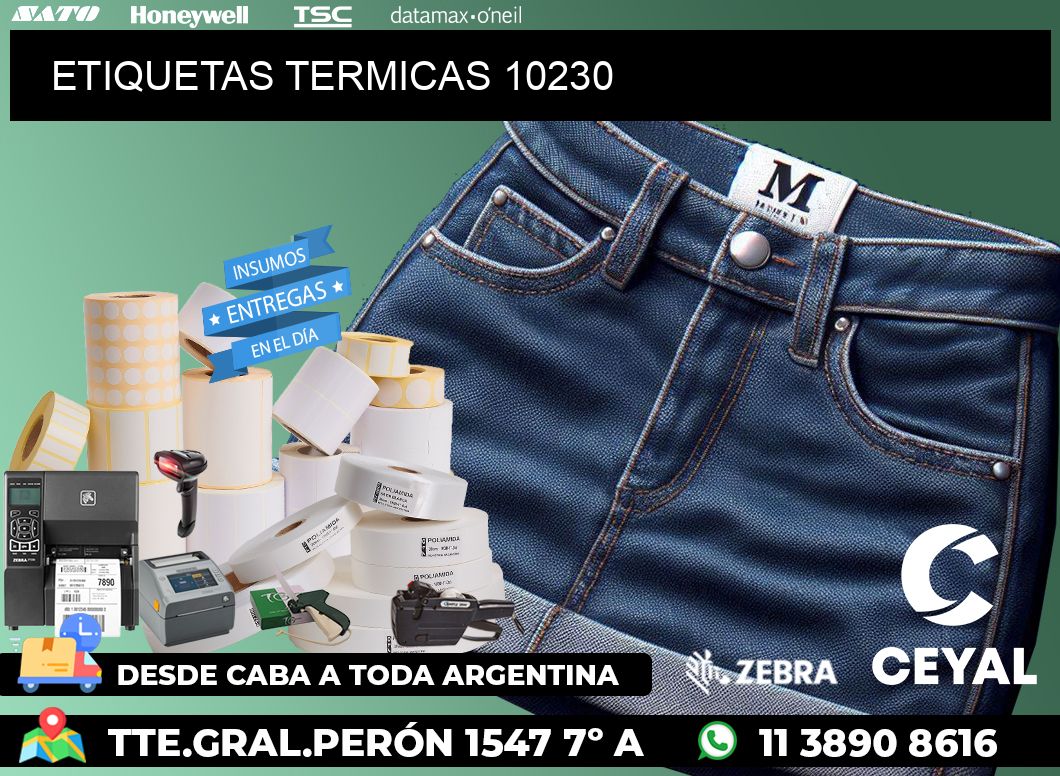 ETIQUETAS TERMICAS 10230
