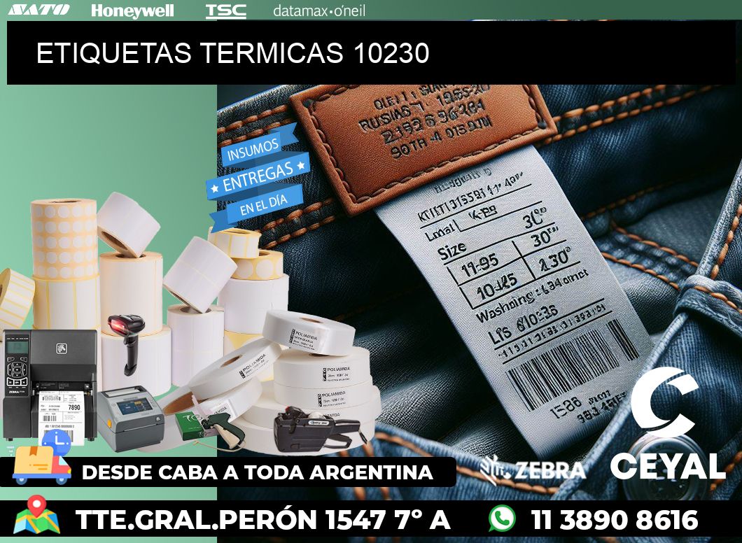 ETIQUETAS TERMICAS 10230