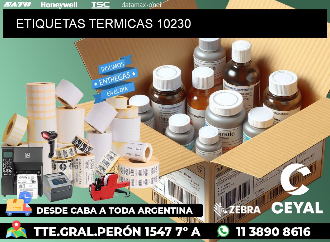 ETIQUETAS TERMICAS 10230