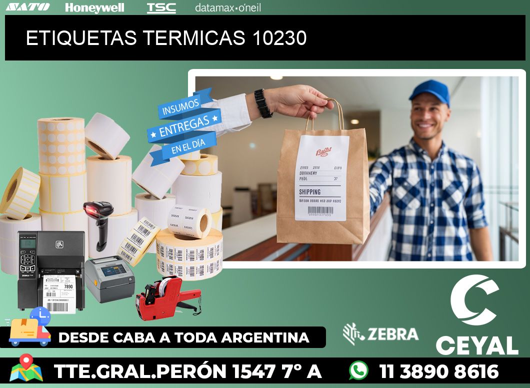 ETIQUETAS TERMICAS 10230