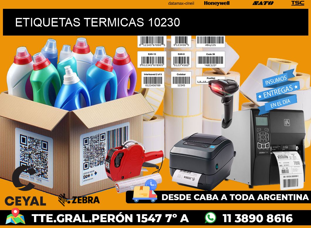 ETIQUETAS TERMICAS 10230