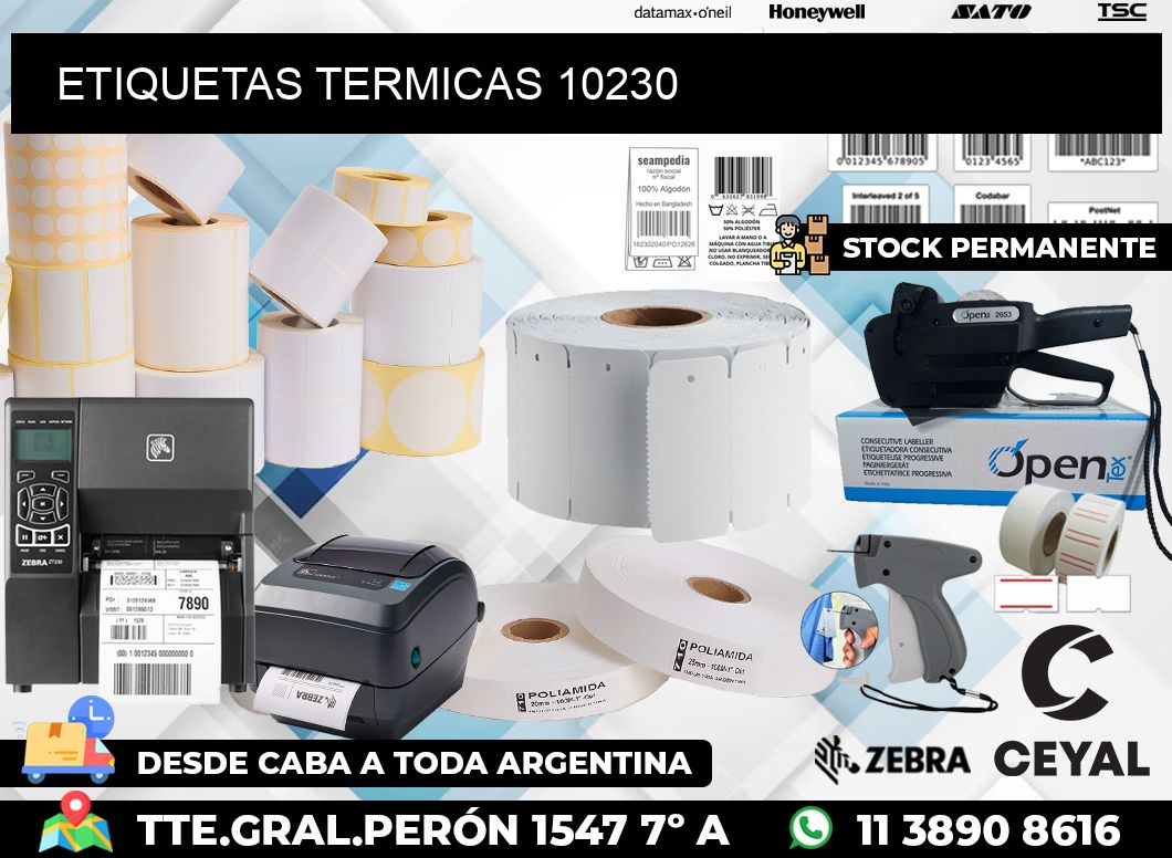 ETIQUETAS TERMICAS 10230