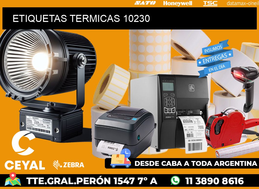 ETIQUETAS TERMICAS 10230