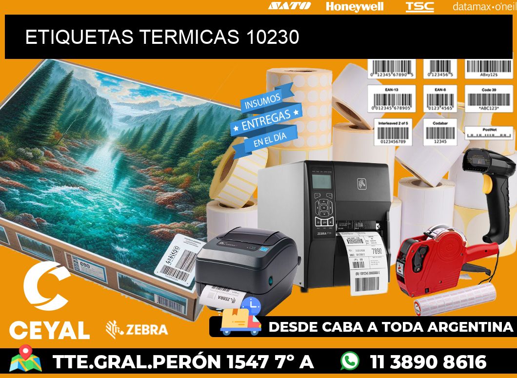 ETIQUETAS TERMICAS 10230