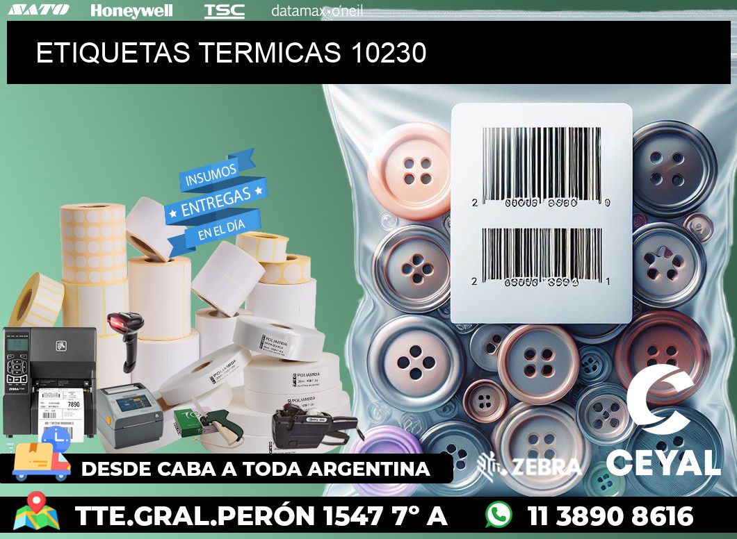 ETIQUETAS TERMICAS 10230