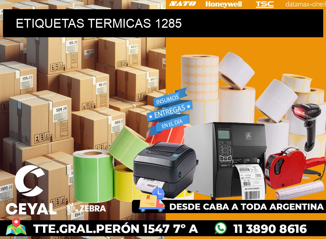 ETIQUETAS TERMICAS 1285