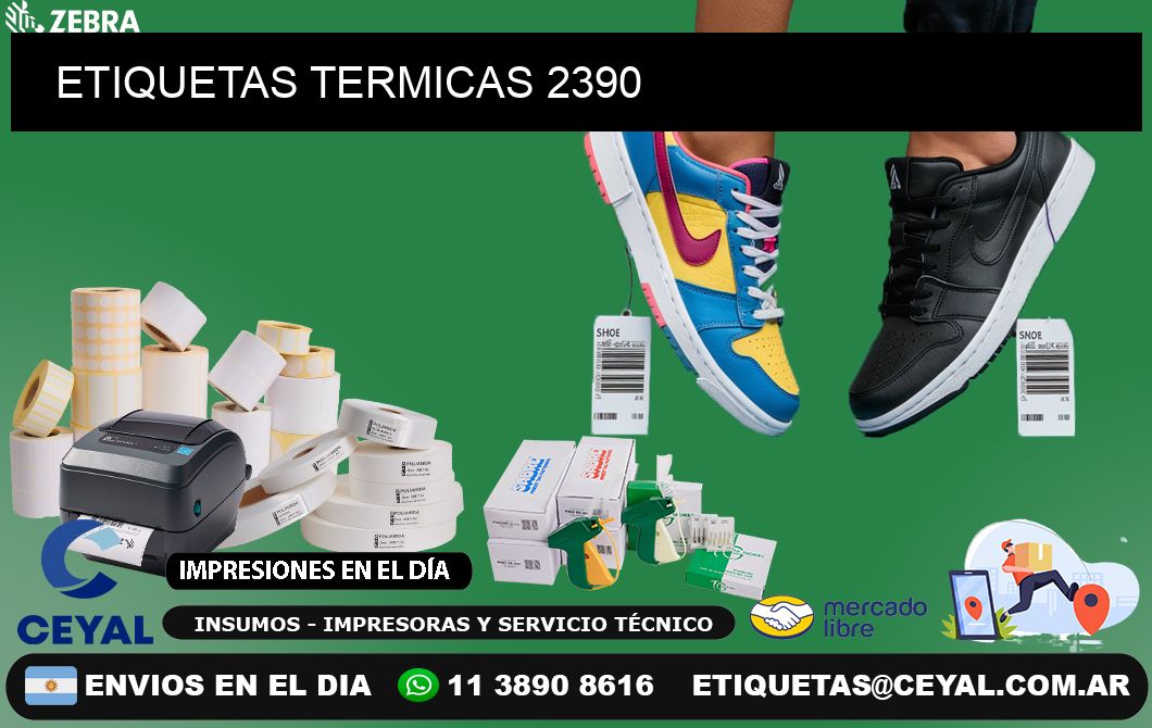 ETIQUETAS TERMICAS 2390