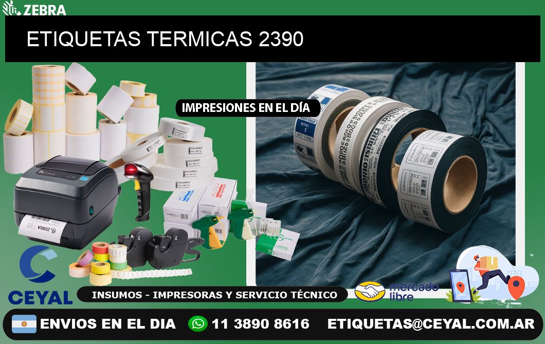 ETIQUETAS TERMICAS 2390