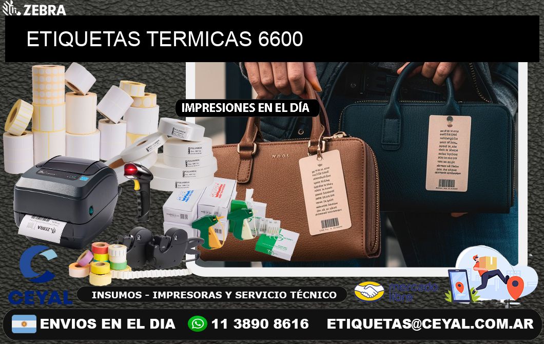 ETIQUETAS TERMICAS 6600