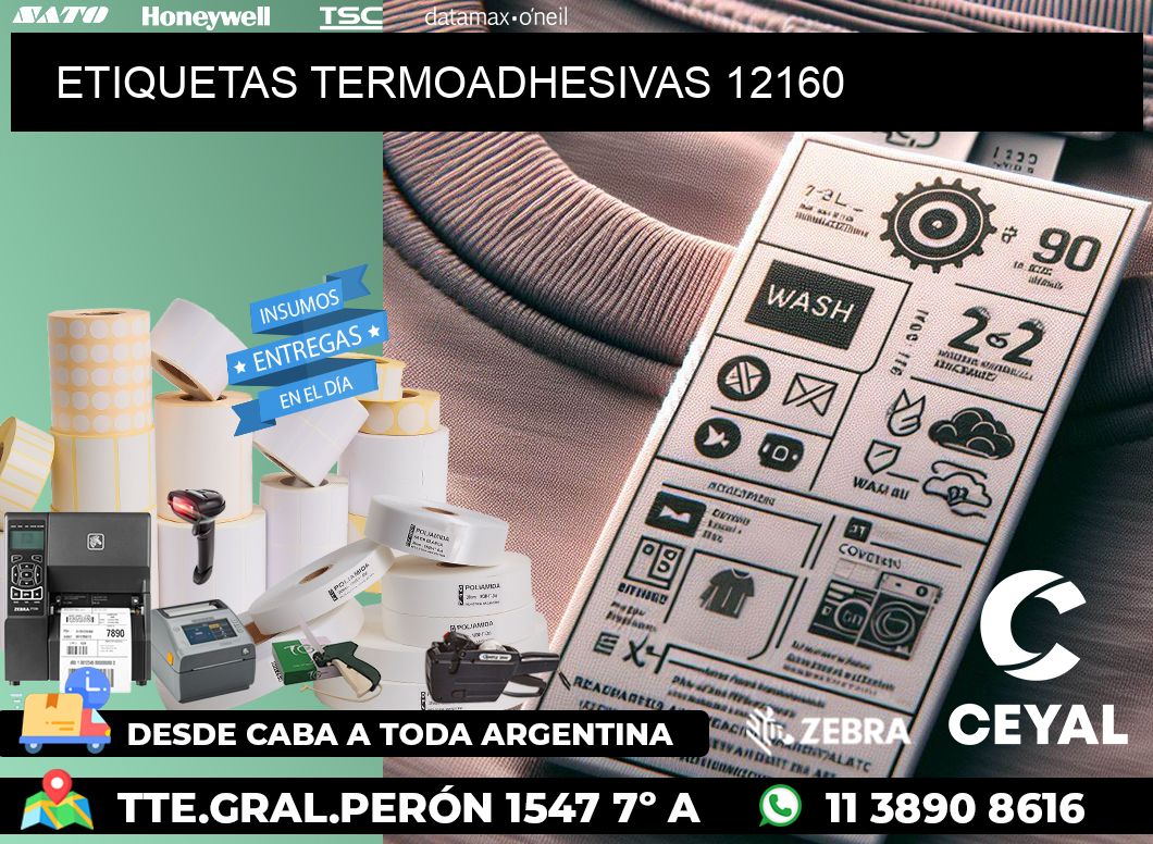 ETIQUETAS TERMOADHESIVAS 12160