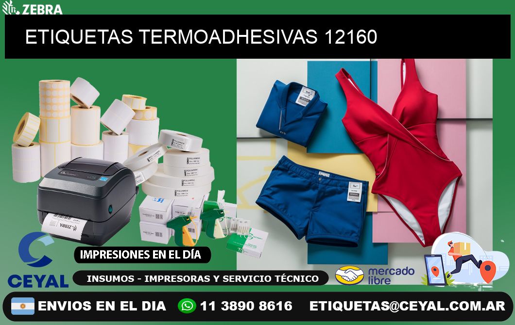 ETIQUETAS TERMOADHESIVAS 12160