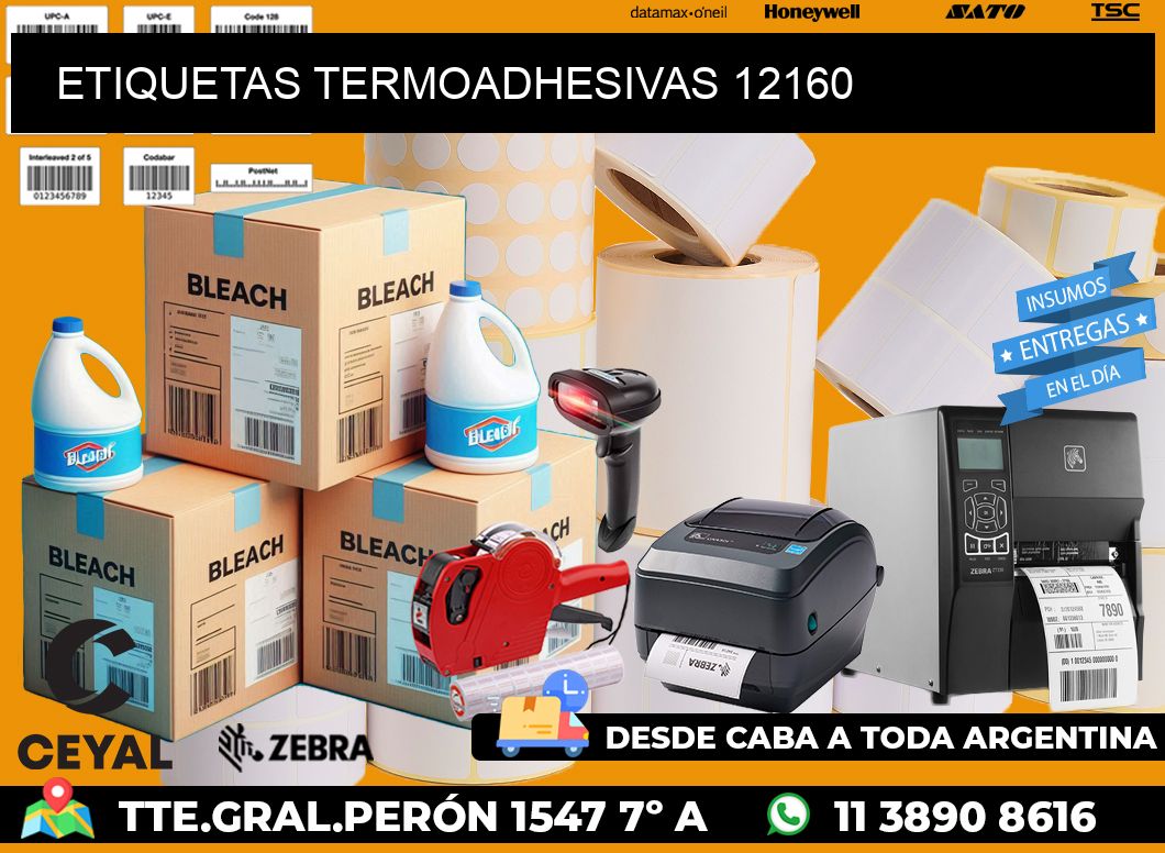 ETIQUETAS TERMOADHESIVAS 12160