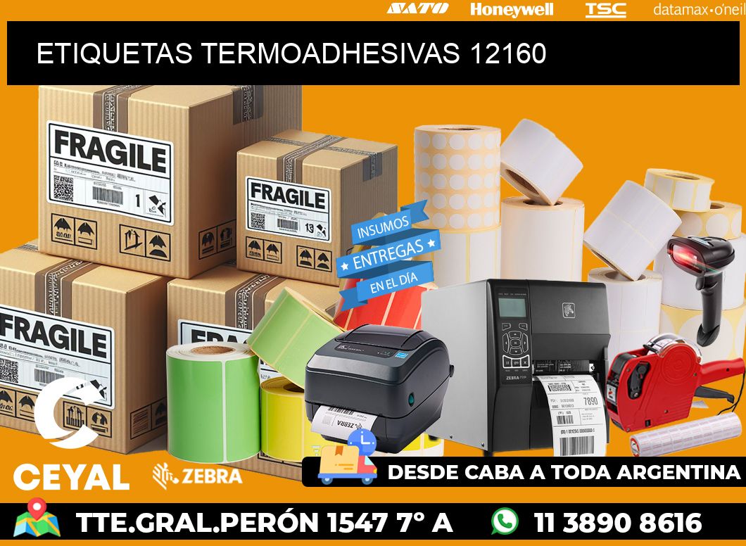 ETIQUETAS TERMOADHESIVAS 12160