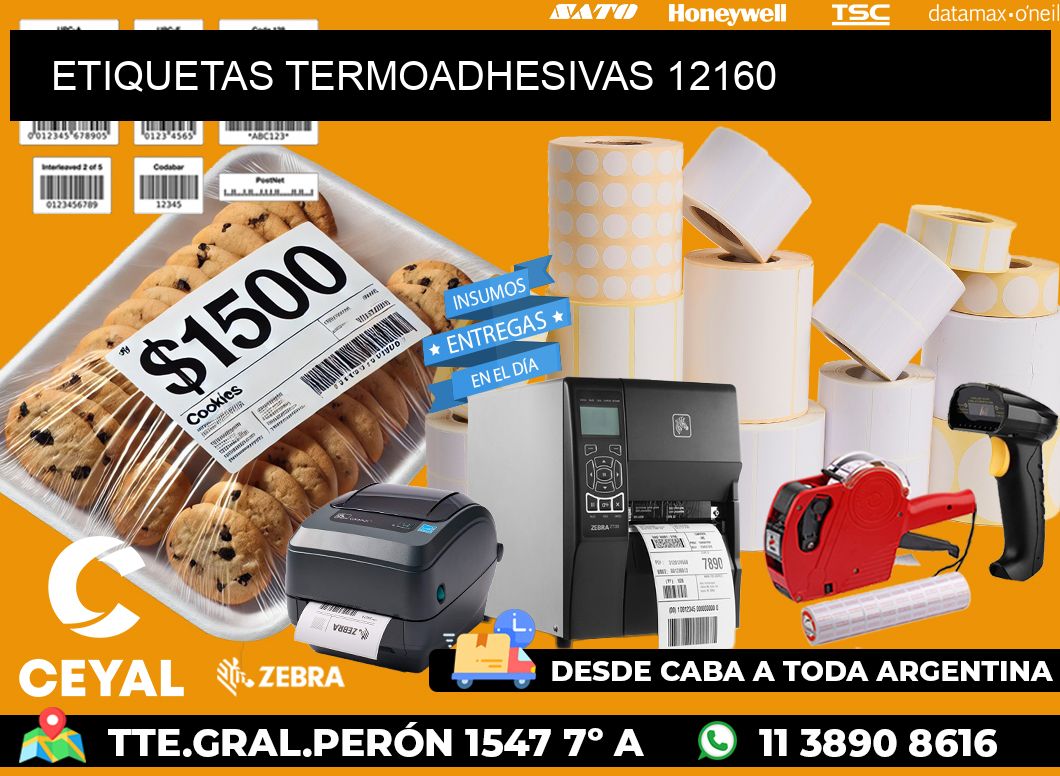 ETIQUETAS TERMOADHESIVAS 12160