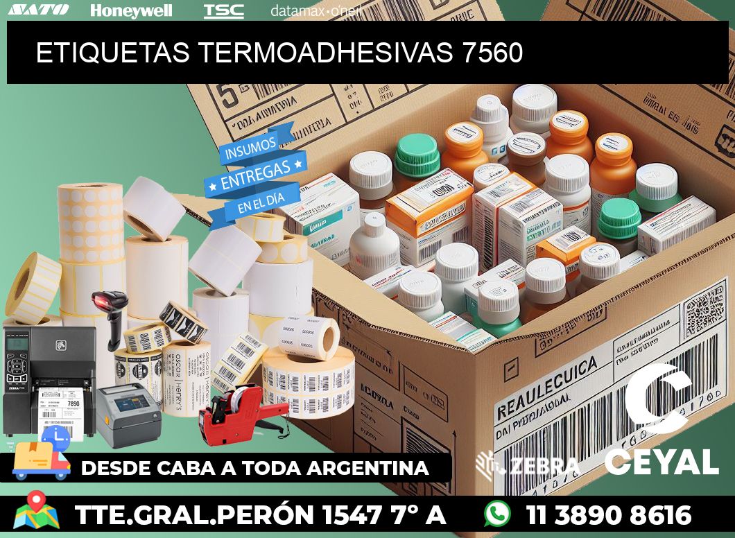 ETIQUETAS TERMOADHESIVAS 7560
