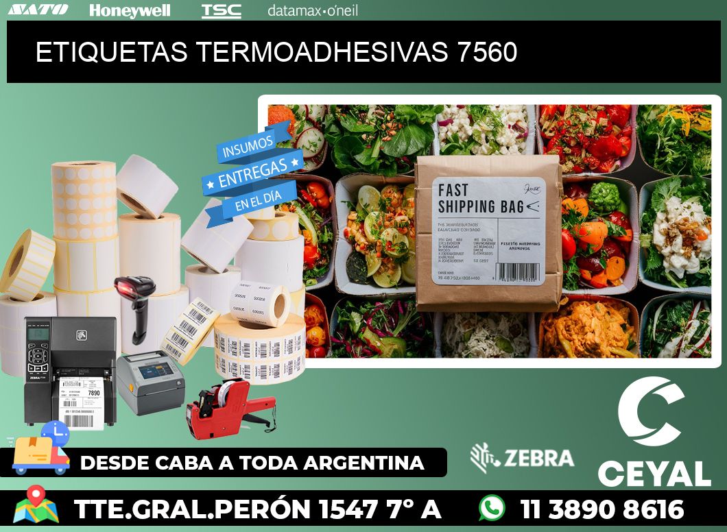 ETIQUETAS TERMOADHESIVAS 7560