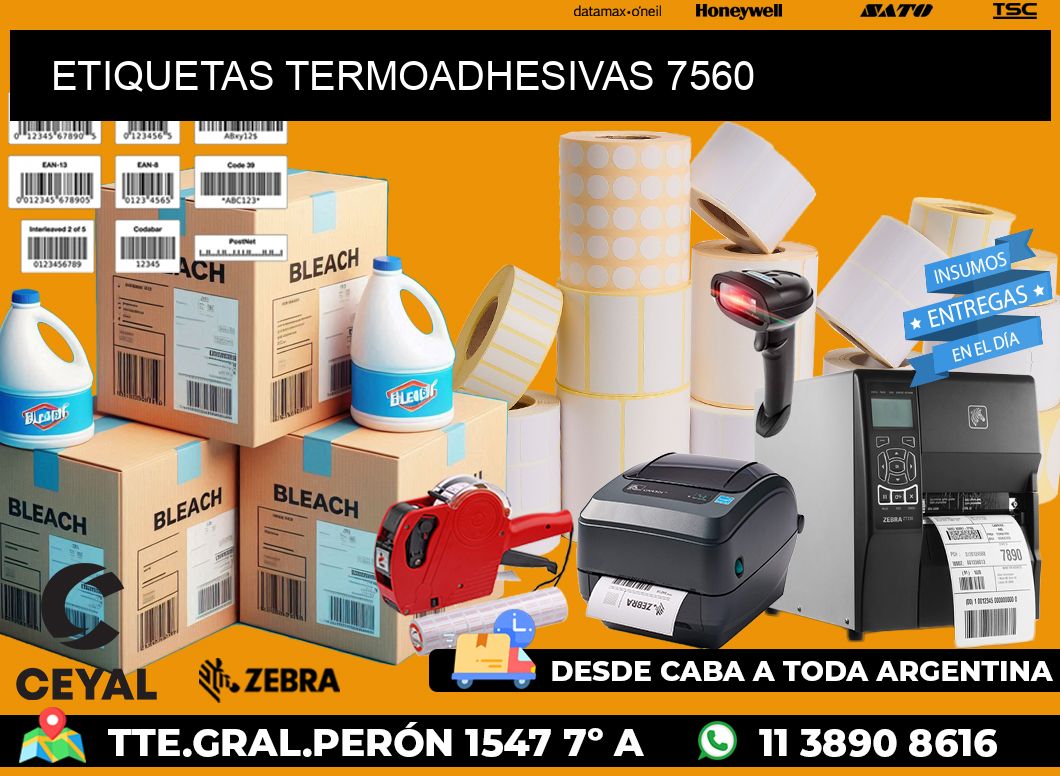 ETIQUETAS TERMOADHESIVAS 7560