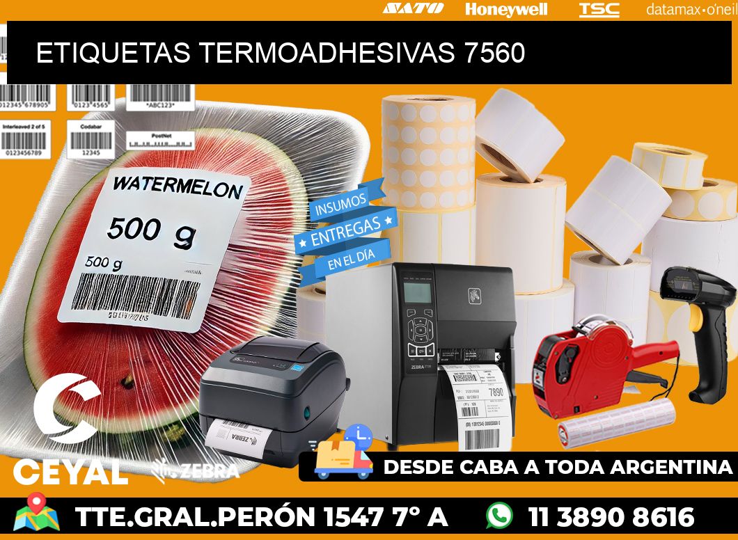 ETIQUETAS TERMOADHESIVAS 7560