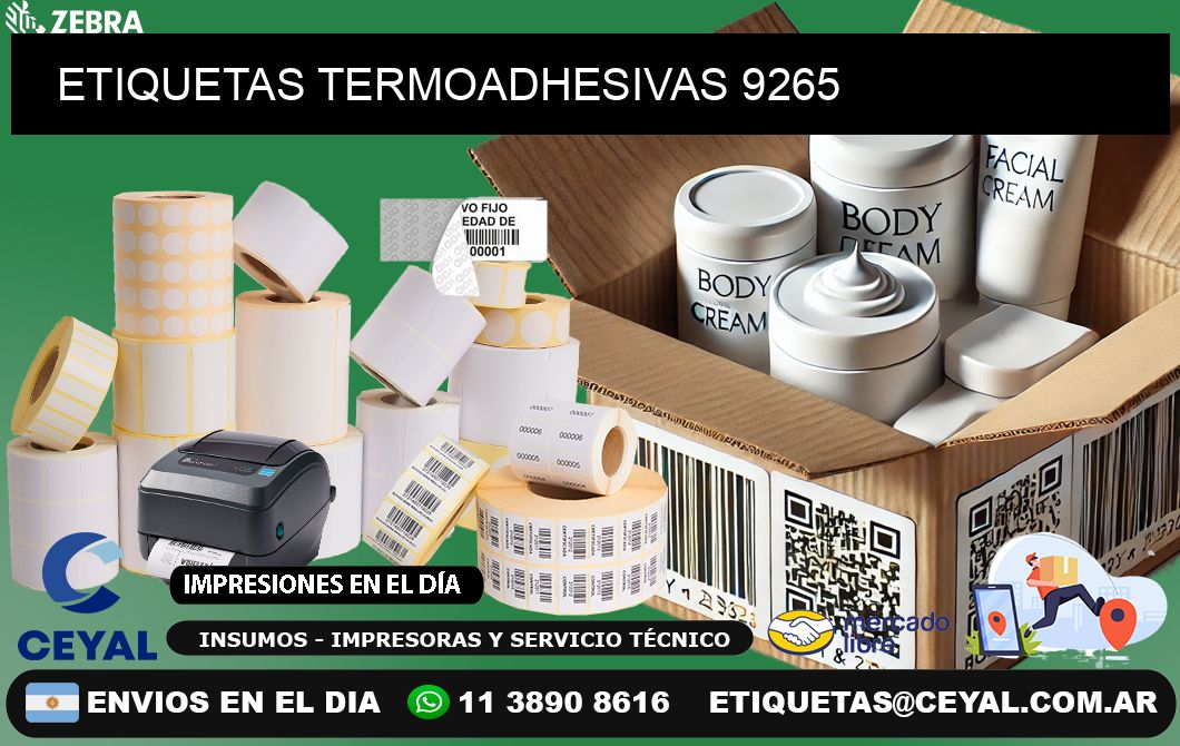 ETIQUETAS TERMOADHESIVAS 9265