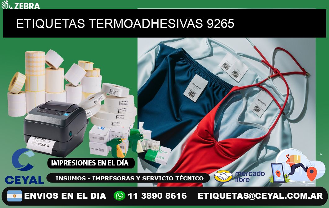 ETIQUETAS TERMOADHESIVAS 9265
