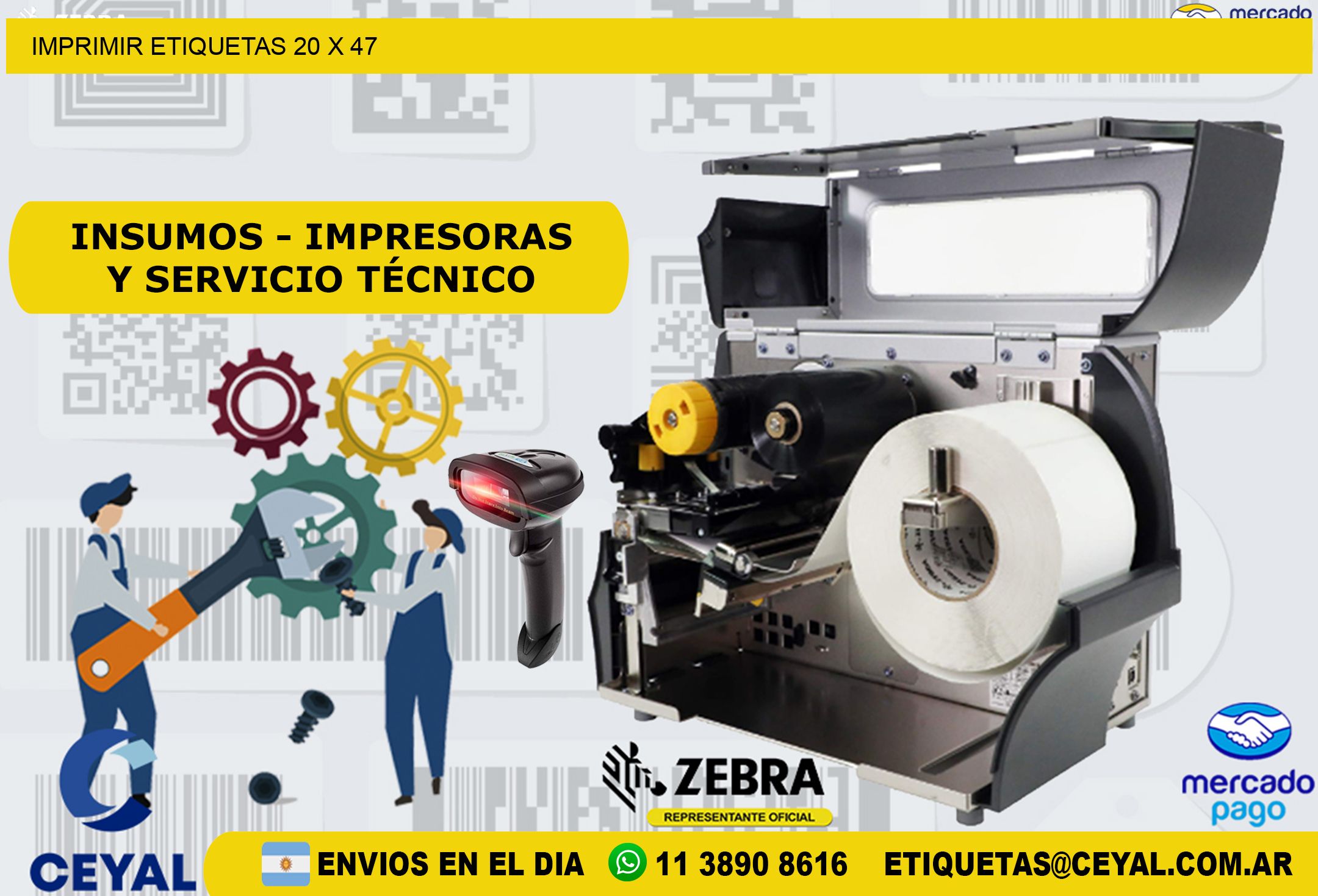 IMPRIMIR ETIQUETAS 20 x 47