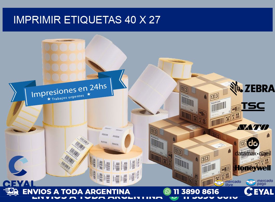IMPRIMIR ETIQUETAS 40 x 27