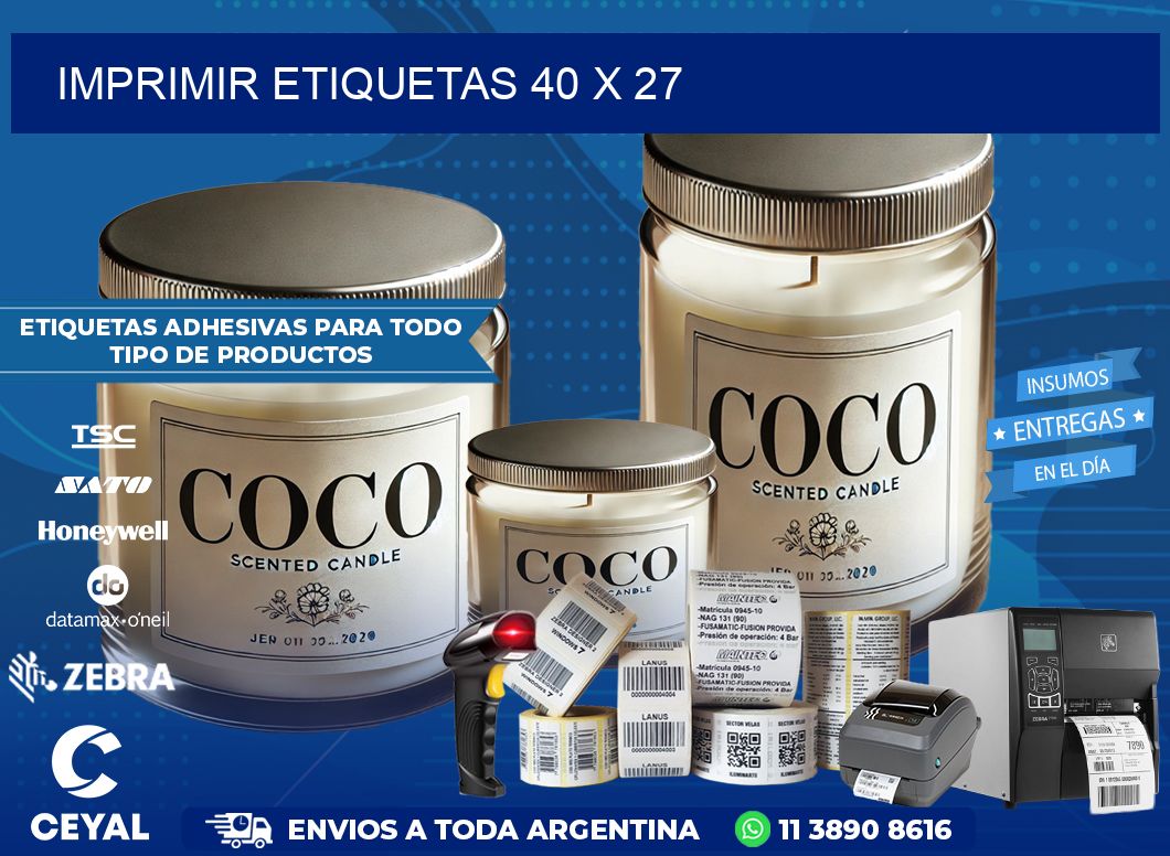 IMPRIMIR ETIQUETAS 40 x 27