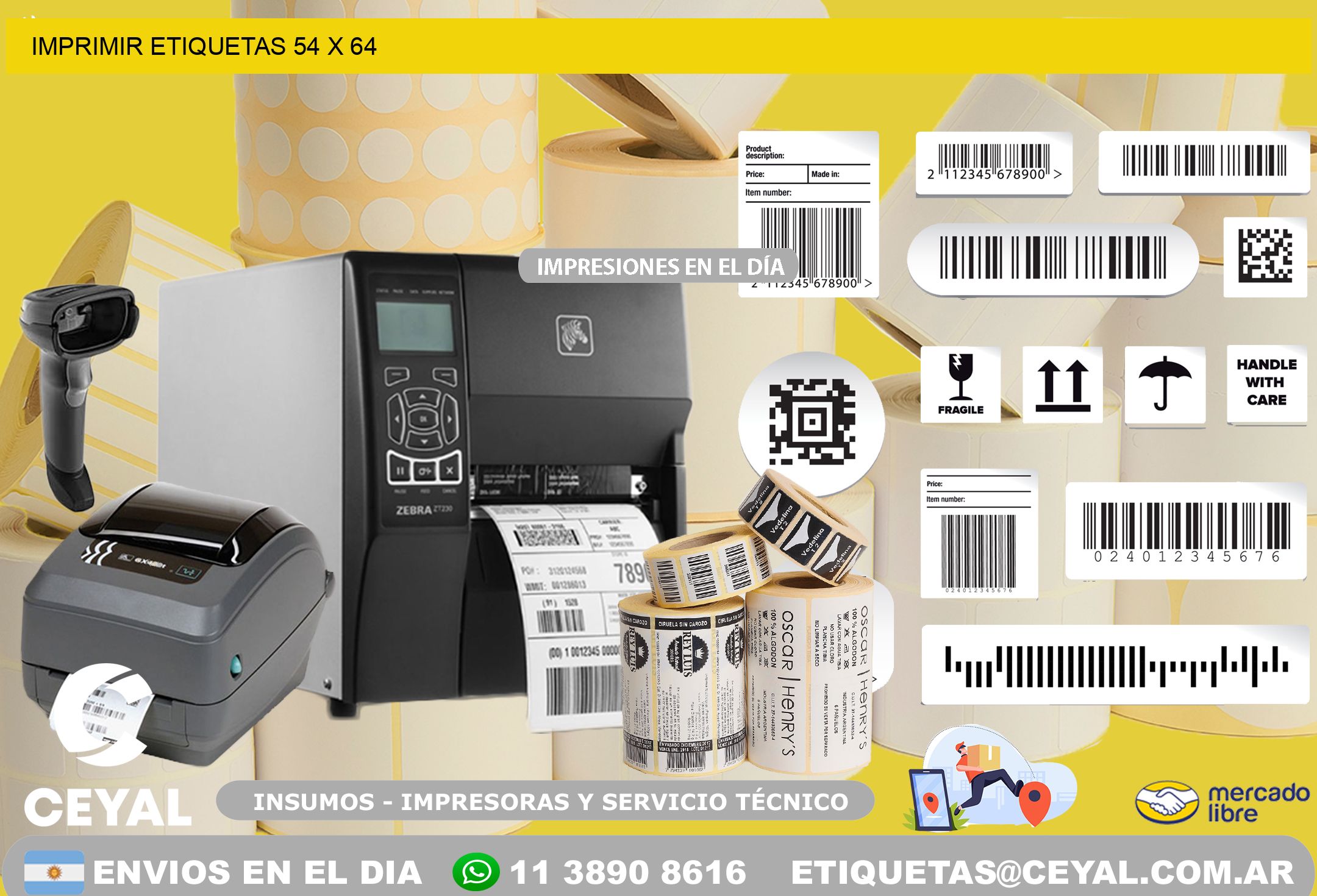IMPRIMIR ETIQUETAS 54 x 64