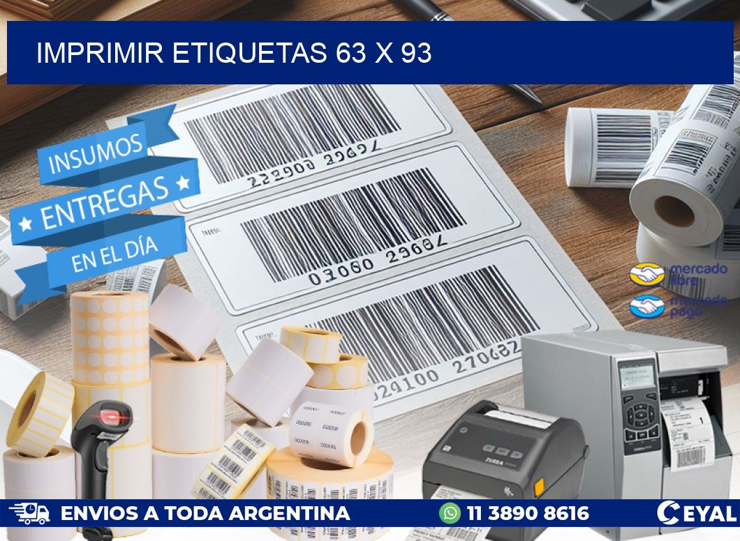 IMPRIMIR ETIQUETAS 63 x 93