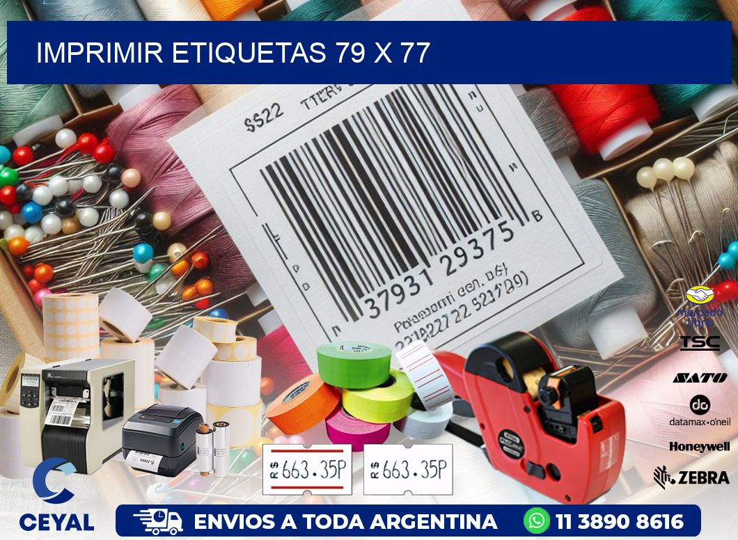 IMPRIMIR ETIQUETAS 79 x 77