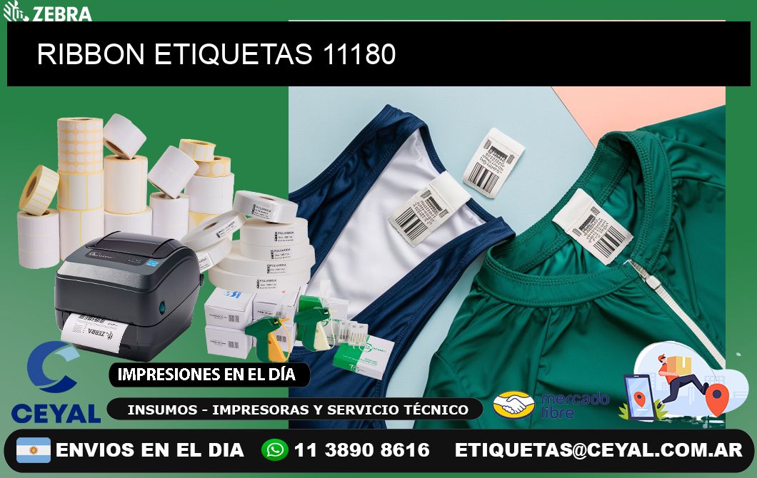 RIBBON ETIQUETAS 11180