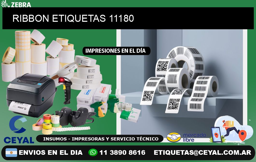RIBBON ETIQUETAS 11180