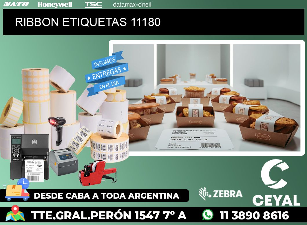 RIBBON ETIQUETAS 11180