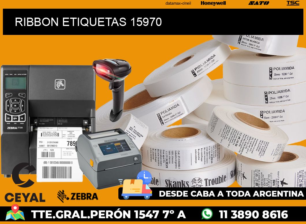 RIBBON ETIQUETAS 15970