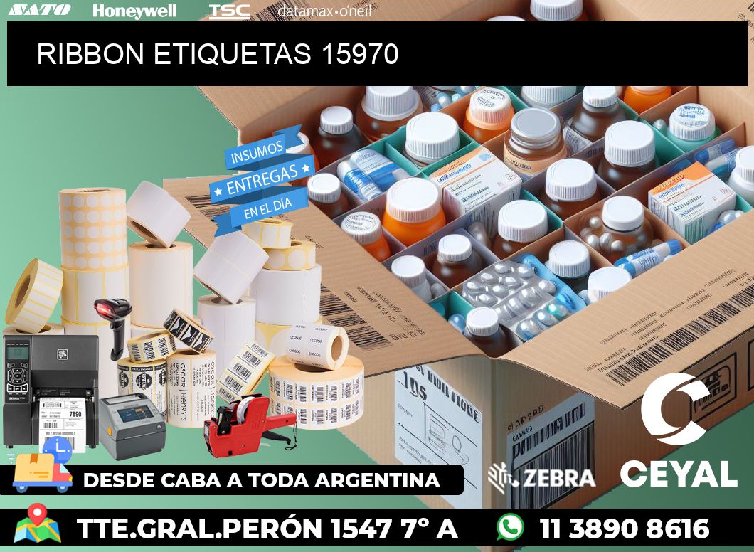 RIBBON ETIQUETAS 15970