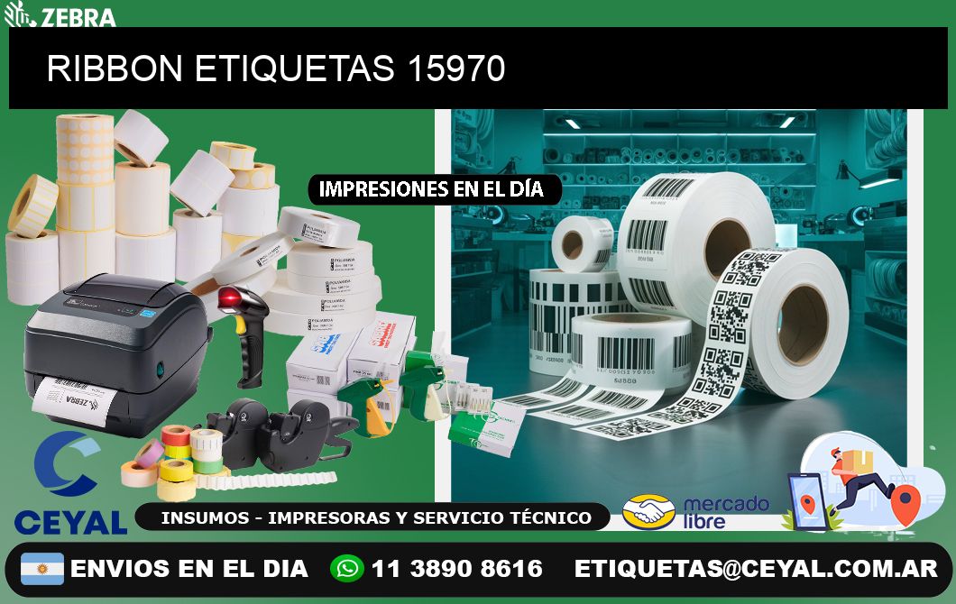 RIBBON ETIQUETAS 15970