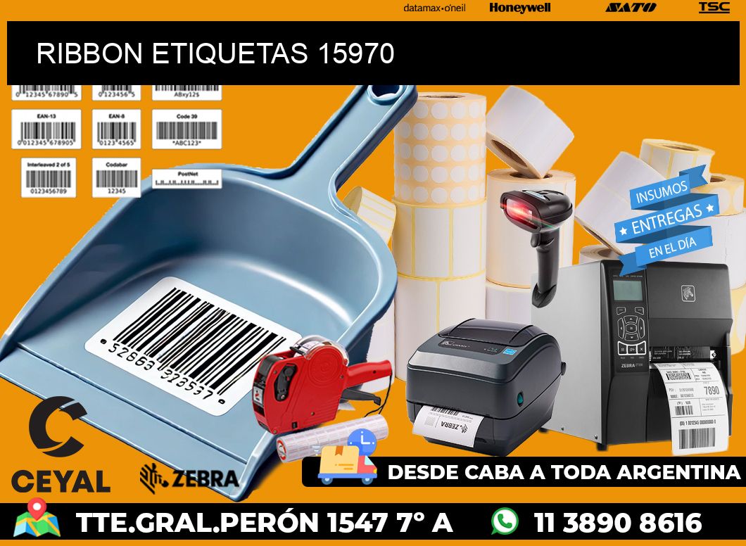 RIBBON ETIQUETAS 15970
