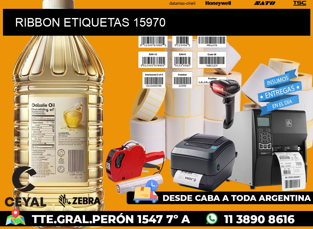 RIBBON ETIQUETAS 15970