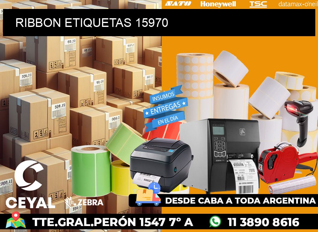 RIBBON ETIQUETAS 15970