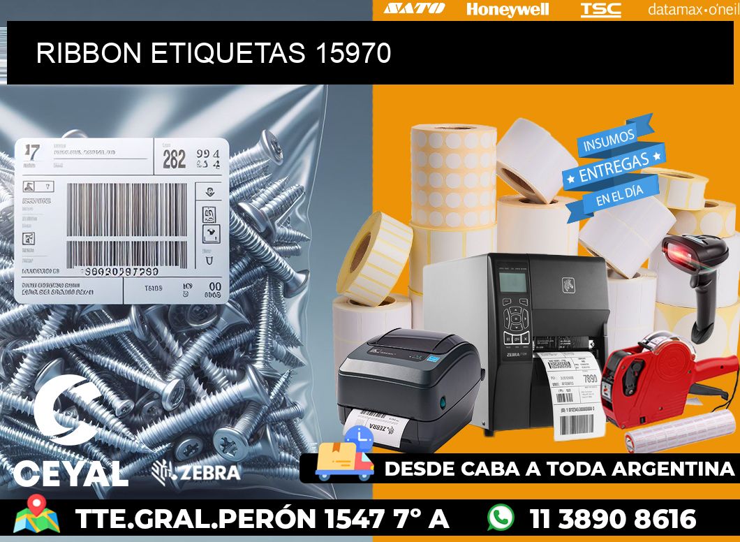 RIBBON ETIQUETAS 15970