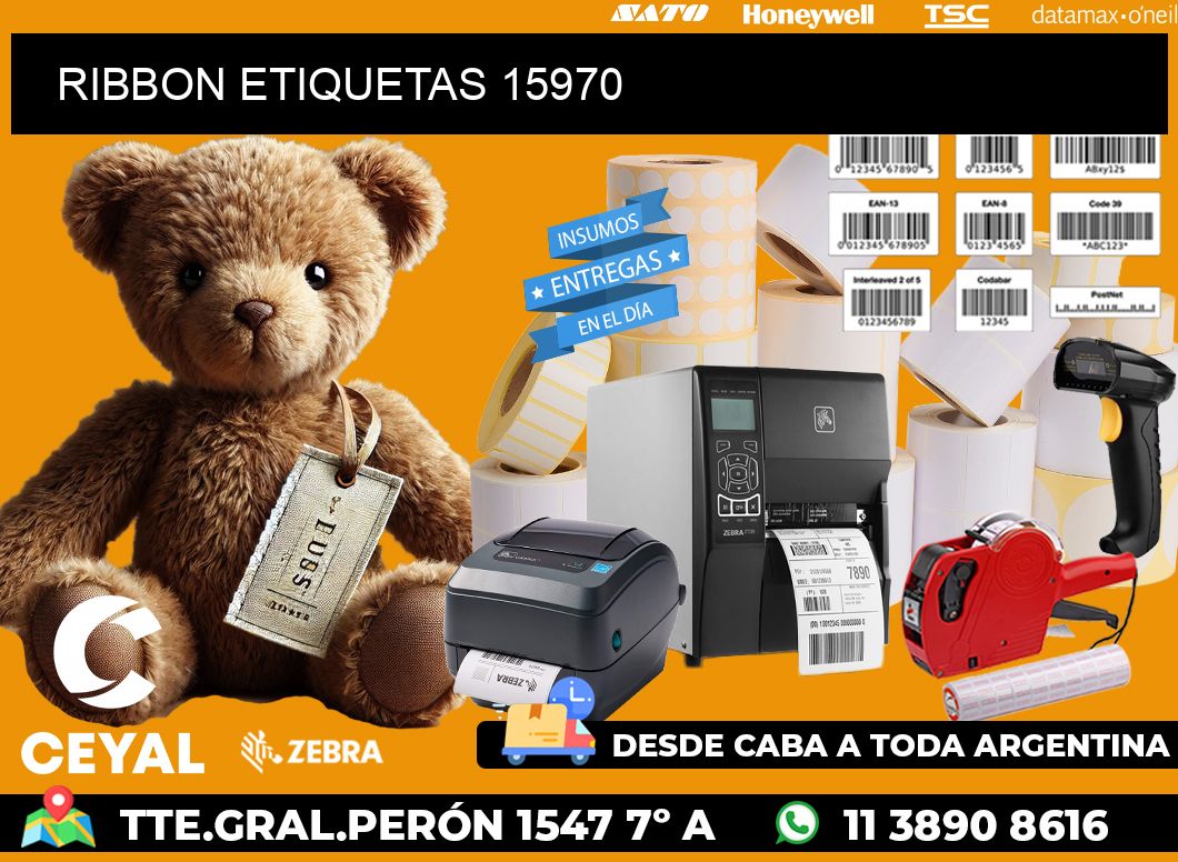 RIBBON ETIQUETAS 15970