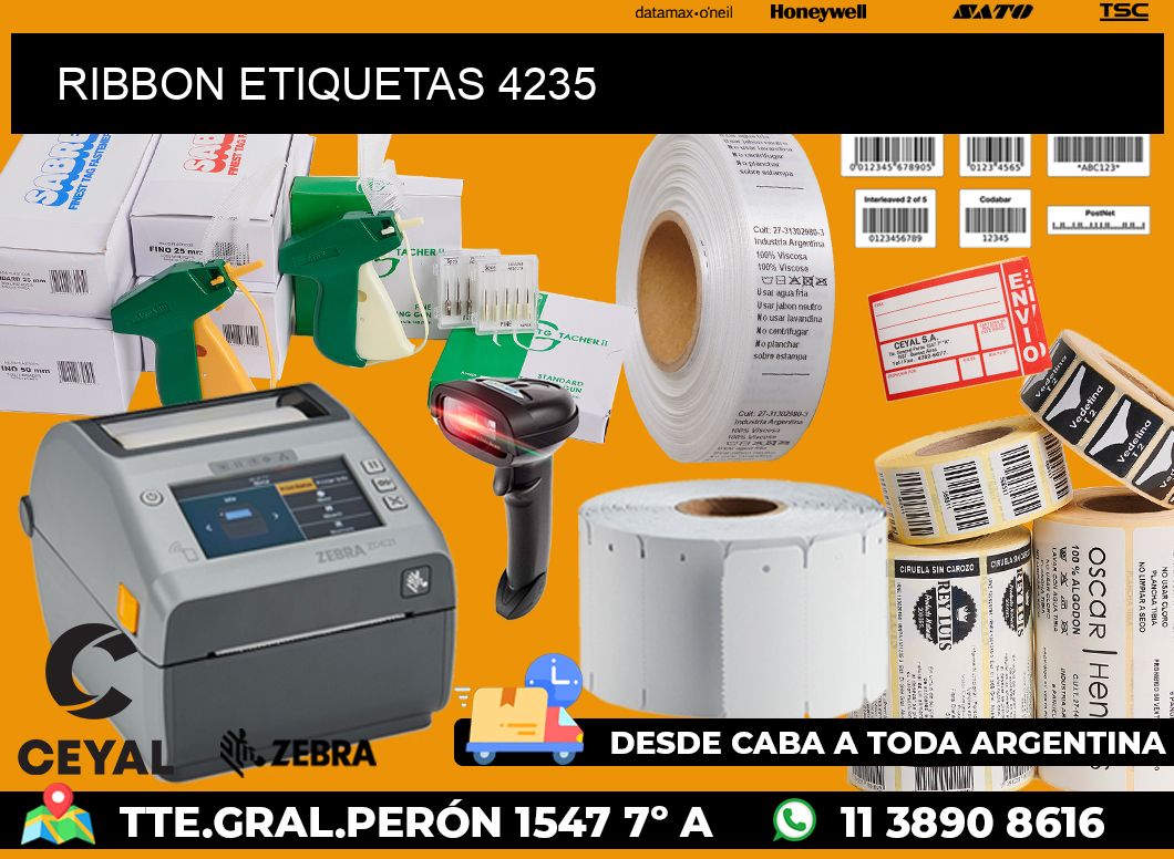 RIBBON ETIQUETAS 4235