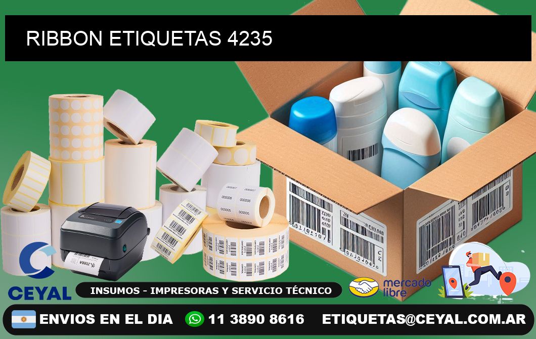 RIBBON ETIQUETAS 4235