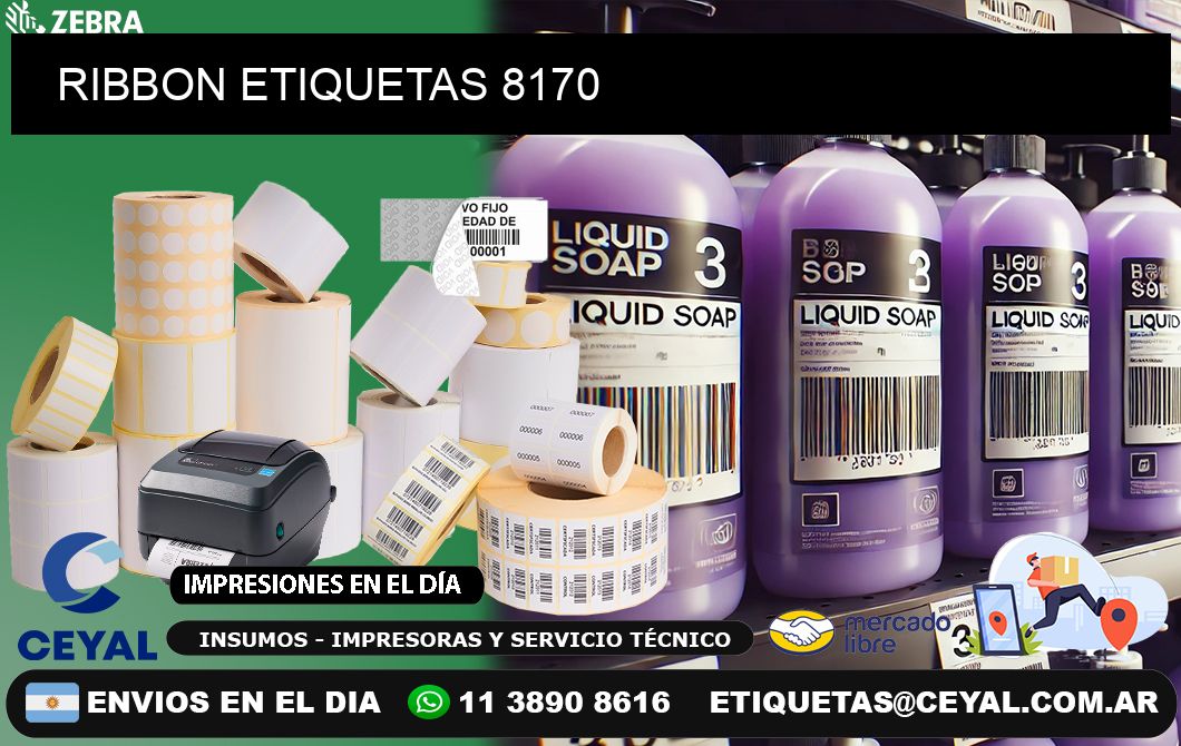 RIBBON ETIQUETAS 8170