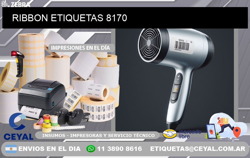 RIBBON ETIQUETAS 8170