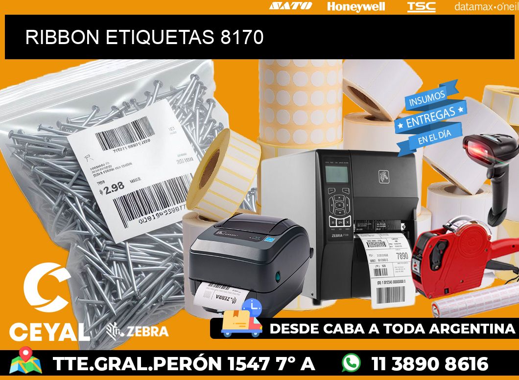 RIBBON ETIQUETAS 8170