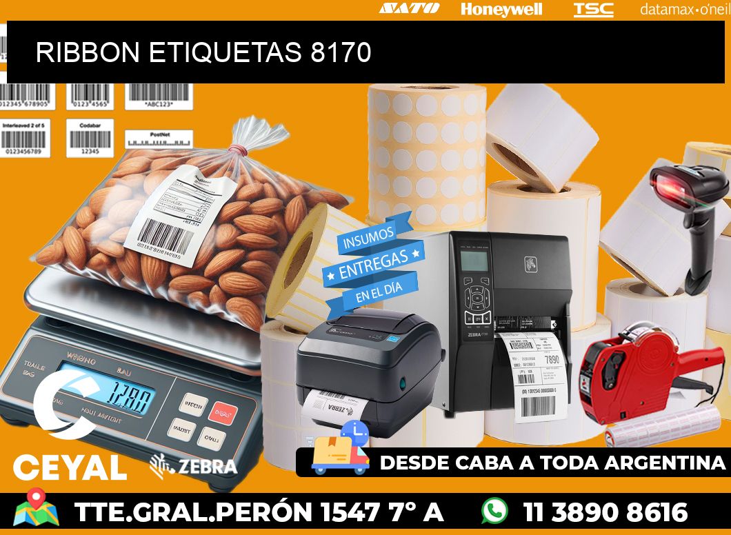 RIBBON ETIQUETAS 8170