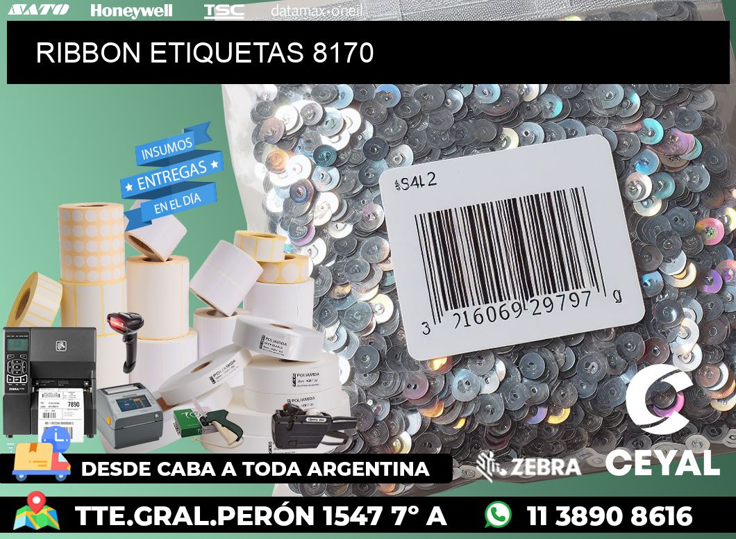 RIBBON ETIQUETAS 8170