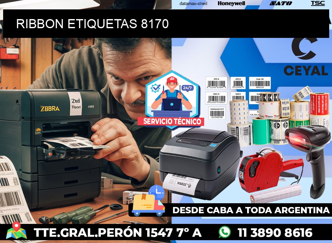 RIBBON ETIQUETAS 8170